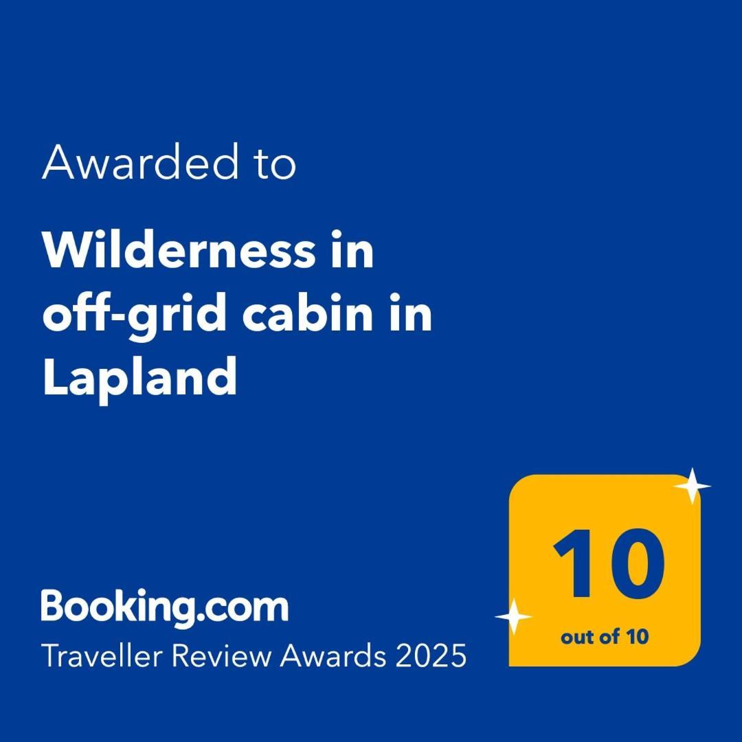 Off-Grid Cabin In Nattavaara Lapland Екстер'єр фото